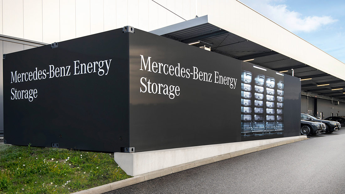 Vorbild: Die vormontierten Energie-Container der Factory 56 sind Blaupause für Mercedes Benz- Werke weltweit.